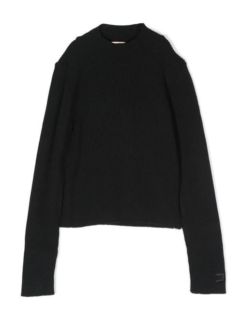 LUPETTO IN COSTINA CON RICAMO ELISABETTA FRANCHI La Mia Bambina | EFMA95C FL167 KE019/N010